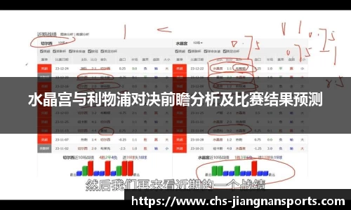 水晶宫与利物浦对决前瞻分析及比赛结果预测